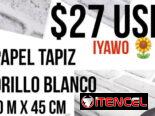 Papel Tapiz Mármol, Ladrillo Blanco 🧱, Pegatinas Mármol