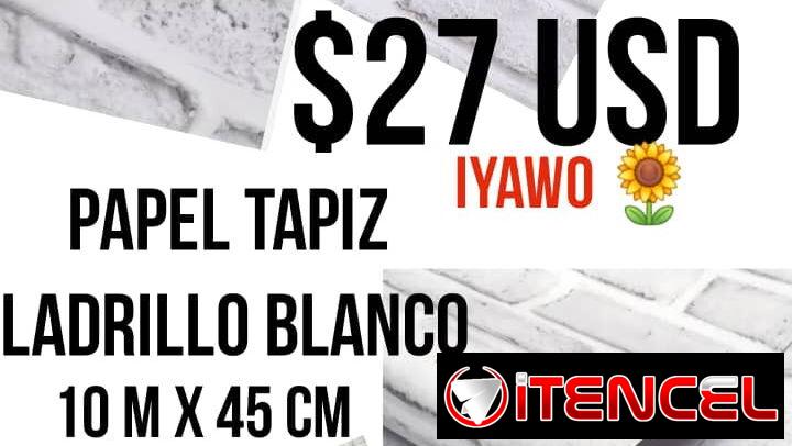 Papel Tapiz Mármol, Ladrillo Blanco 🧱, Pegatinas Mármol