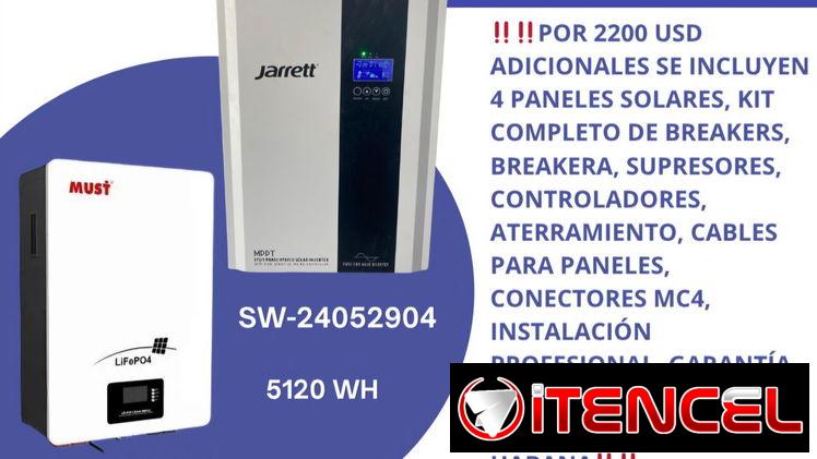 Kit solares 3000W, 4000W y 6000W