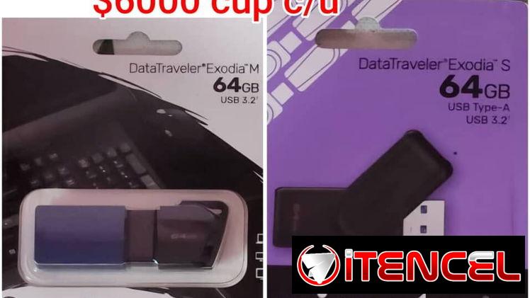 Memorias flash Kingston de 64GB en venta