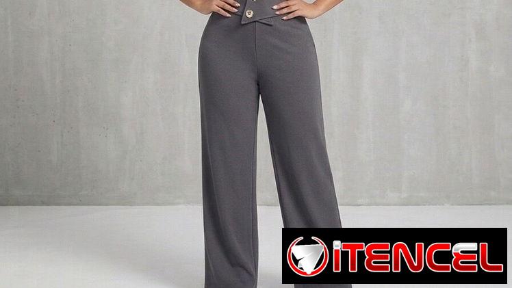 Pantalón elastizado de mujer