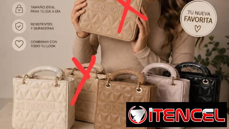 Bolso diseño acolchado