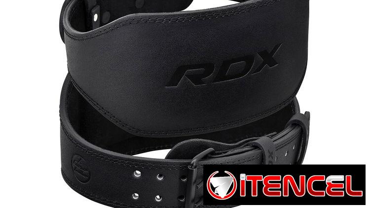 ✔️faja para gym RDX Cinturón de levantamiento de pesas, gimnasio y fitness talla M(23-30)