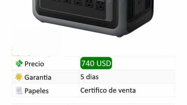Estaciones de energía. ¡Mejores precios!