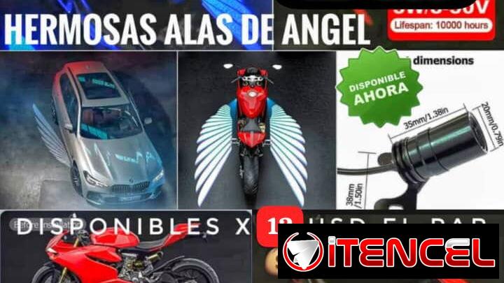 alas de angeles tipo led