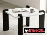 Mesa de centro 50×50 de MDF HIDROFUGO ESMALTADO estilo moderno