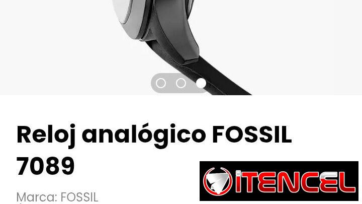Reloj analógico FOSSIL 7089. Modelo: BQM7089