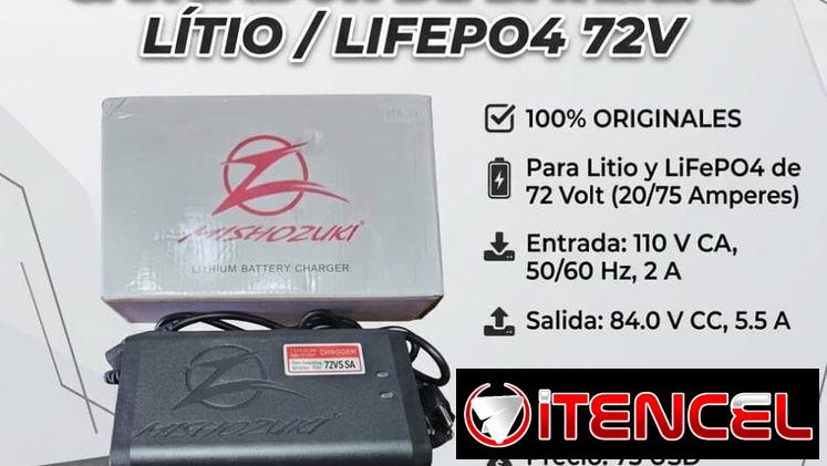 Mishosuki Cargadores Originales 72 Volt x 5.5 Ah Somos de Playa Cubanacán & La Coronela La Lisa Mensajería Adicional