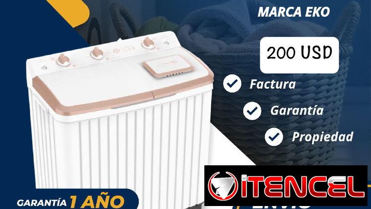 🧼 LAVADORA SEMIAUTOMÁTICA  🔴 EKO ✅ 8.5 kg 💲200 USD  🚛 DOMICILIO 🔴 GRATIS 🔴 EN TODA LA HABANA
