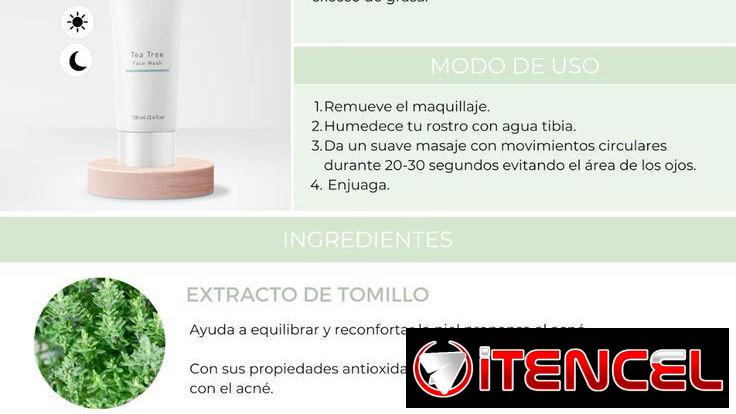 Limpiador facial de Tea Tree