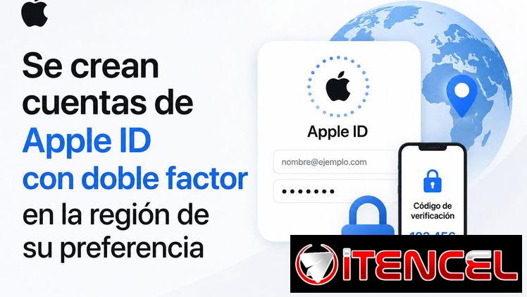 Creación de cuentas de Apple ID con doble factor