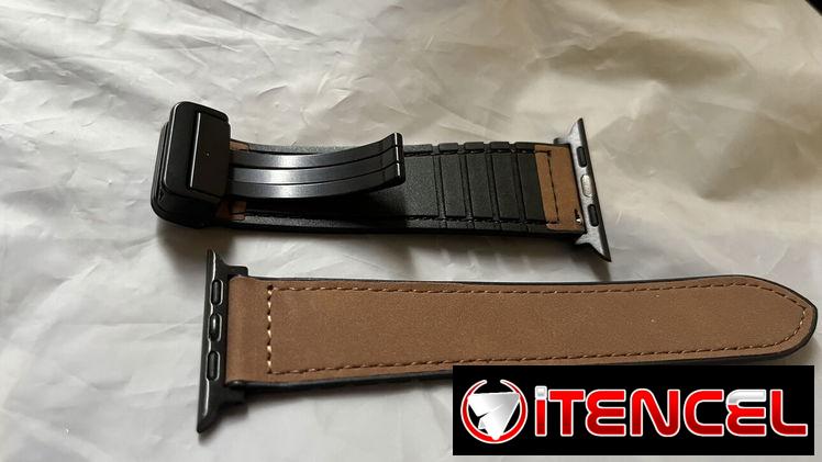 Correa, pulsera de cuero para reloj inteligente, APPLE WATCH, ULTRA, serie,7,8,9,10.Medida 42/44/45/49 mm.S10- 46 mm