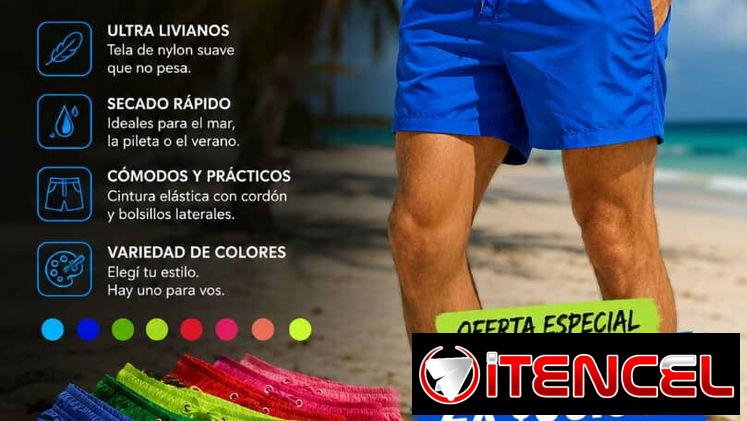 Shores de hombre de nylon