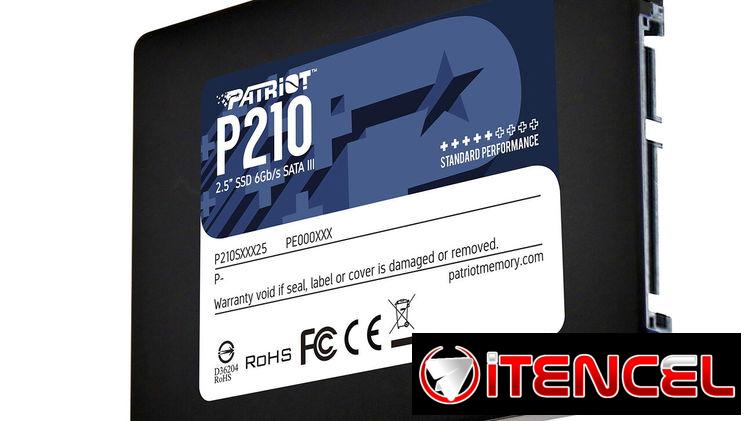 SSD 2.5” PATRIOT P210 DE 256GB|SATA III(6GB/s)|SELLADOS. 5410-9151