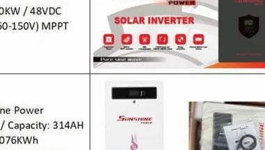 Solar inverter 10kw + batería 16 kw