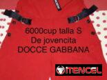 Mono pantalón color  rojo DOCCE GABBNA talla S de mujer y pitusa  azul claro  de  mujer talla 32.