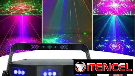 Luces de discotecas y máquinas de humo