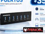 🔌Hub Interno  Panel USB 3.0 KINGWIN – 7 puertos 🔌 Precio 35$