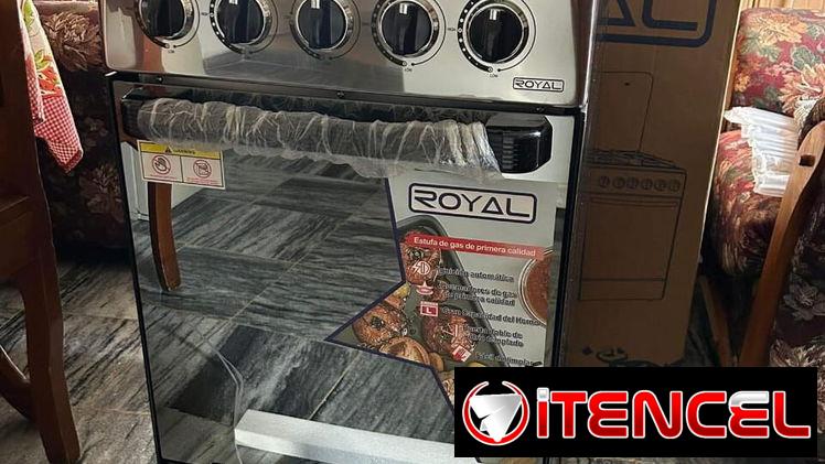 Cocina com Horno y 4 Quemadores Royal [200]