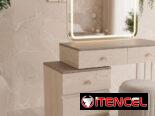 Cómoda ( Vanity) con gavetas y banqueta de distintos modelos