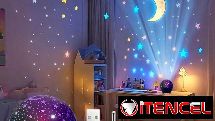 Lámpara de estrellas pra hacer la noche más agradable