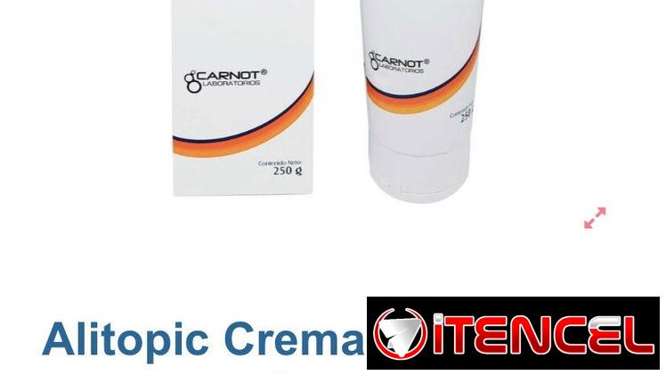 Crema y leche emoliente alitopic para dermatitis atopica