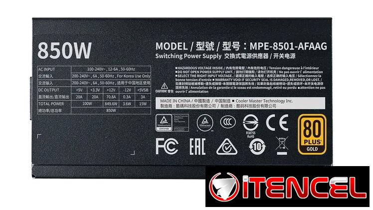 Cooler Master MWE Gold 850 V2 850W 80+ Gold Full Modular ATX | OPEN BOX