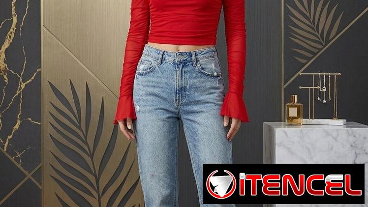 PrettyGarden – Top Bardot Fruncido con Mangas Acampanadas (Talla M) 15