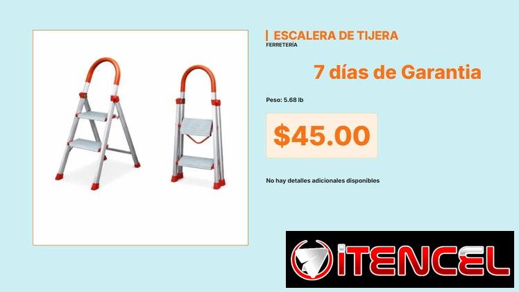 Escalera de Mano de Aluminio de Funcionamiento Estable y Seguro Kit VPT#-0474