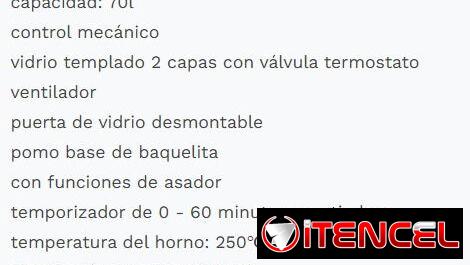 Horno de empotrar Premier de 60 cm eléctrico