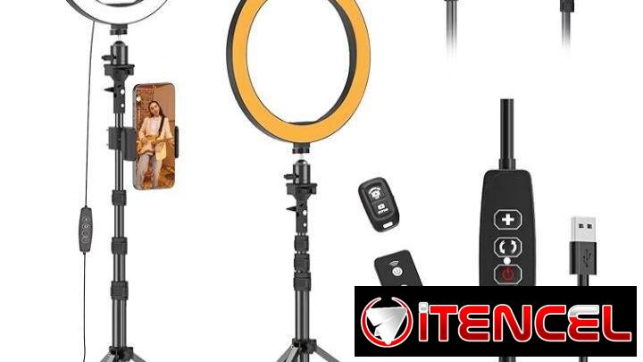 Aro de Luz LED Regulable de 10 pulgadas