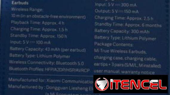 ✔ Audifonos Xioami Mi True Wireles Tactiles Nuevos en su Caja sellados 18 USD