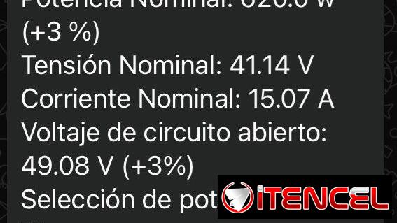 Paneles solares Yingli de 620w…de 5 paneles en adelante hay oferta