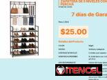 Zapatera de 5 Niveles con Percha e Instalación Práctica para el Hogar Real VPT#-0438