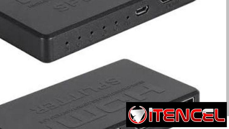 Splitter 1X4 Puerto 3D UHD 1080p 4K*2K Video HDMI Switch Switch Switch HDMI 1 Entrada 4 Salida HUB Repetidor Amplificado