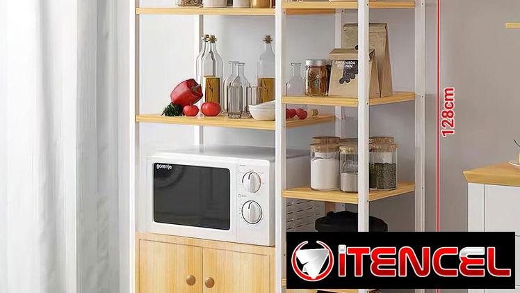 👨🏼‍🍳Estantes para cocina  ✅Metal con pvc  Medidas: 80 x 30 x 128 cm  🏷️145 usd