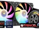 Disipador líquido para CPU Vetroo R240, diseño de cubierta reemplazable, 2 ventiladores ARGB y PWM de 120 mm