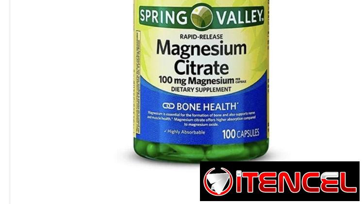 Citrato de Magnesio 100tab 20 usd