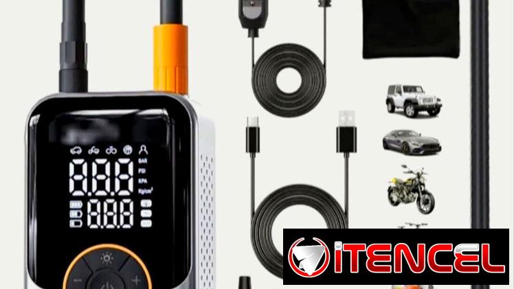 COMPRESOR INFLADOR DE AIRE  💥 PORTÁTIL 💥 PARA MOTOS TRICICLOS CARROS🏍️🛻🚗🚛🚍