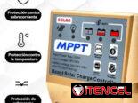 Controlador solar tipo BOOST MPPT. 30A, 500W, batería de 48V, 60V y 72V. Ideal para Triciclos eléctricos