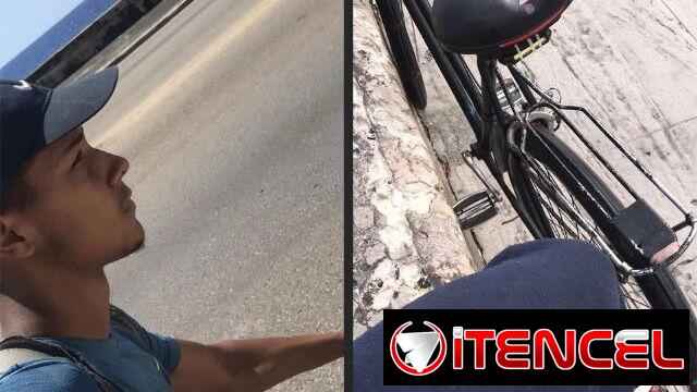 Mensajero en bicicleta disponible