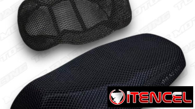 Forros de asientos de mallas y lisos para motos, bicimotos