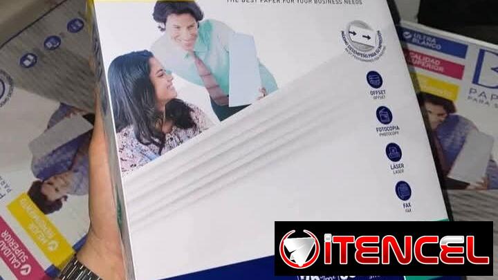 Paquetes de hojas blancas estilo carta por caja de 10 paquetes en 25 usd
