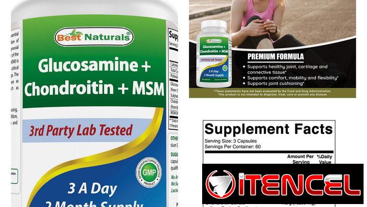 Glucosamine con chondroitin y MSM 180 cápsulas pomo sellado 55595382