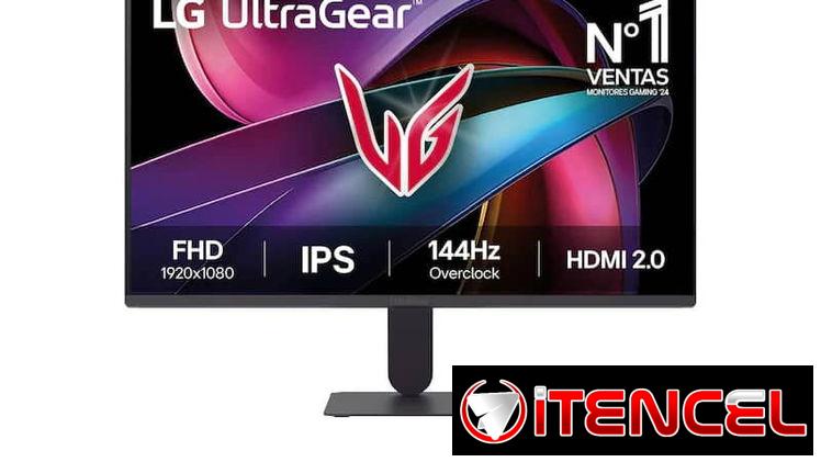 Monitor Gaming LG UltraGear, IPS, FHD (1920×1080), 144Hz, 1 ms de 24″ y 27″ desde $160 usd