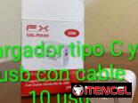 Extensiones multipuertos, bombillos recargables, cargadores y más