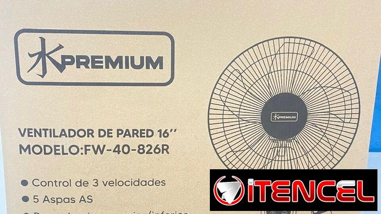 VENTILADOR DE PARED CON MANDO DISTANCIA  PROGRAMABLE PARA APAGADO