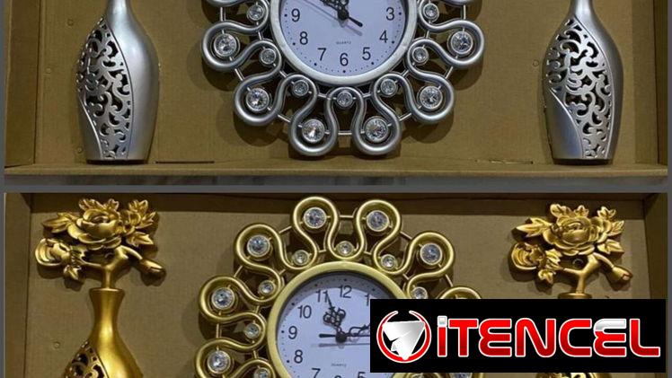 Reloj decorativo con adornos (L&G)