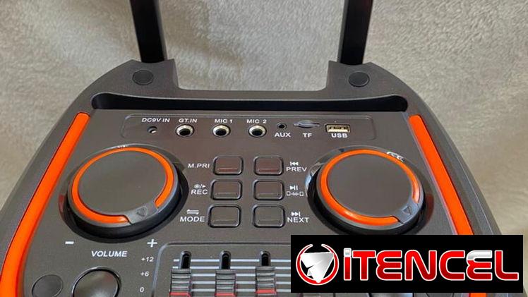🔊 BOCINA 8″🔊CON MICROFONO 6000W PMPO. SERVICIO DE MENSAJERÍA CON FACTURA Y GARANTÍA. TLF 54833699