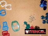 Agujas de máquina de coser. Botones y hebillas para ropa, etc